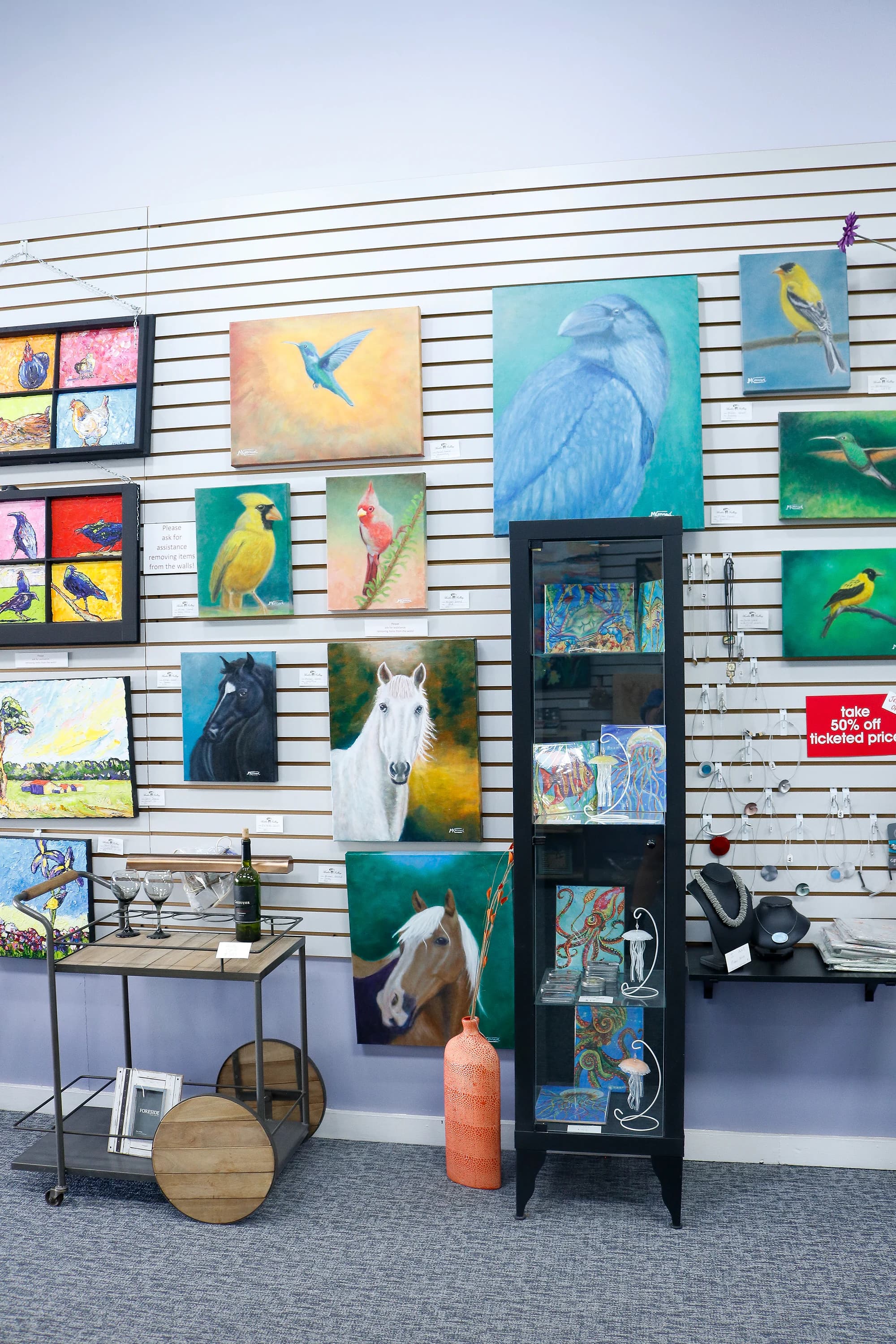 A figurative portrait framed in Ivory Filigree